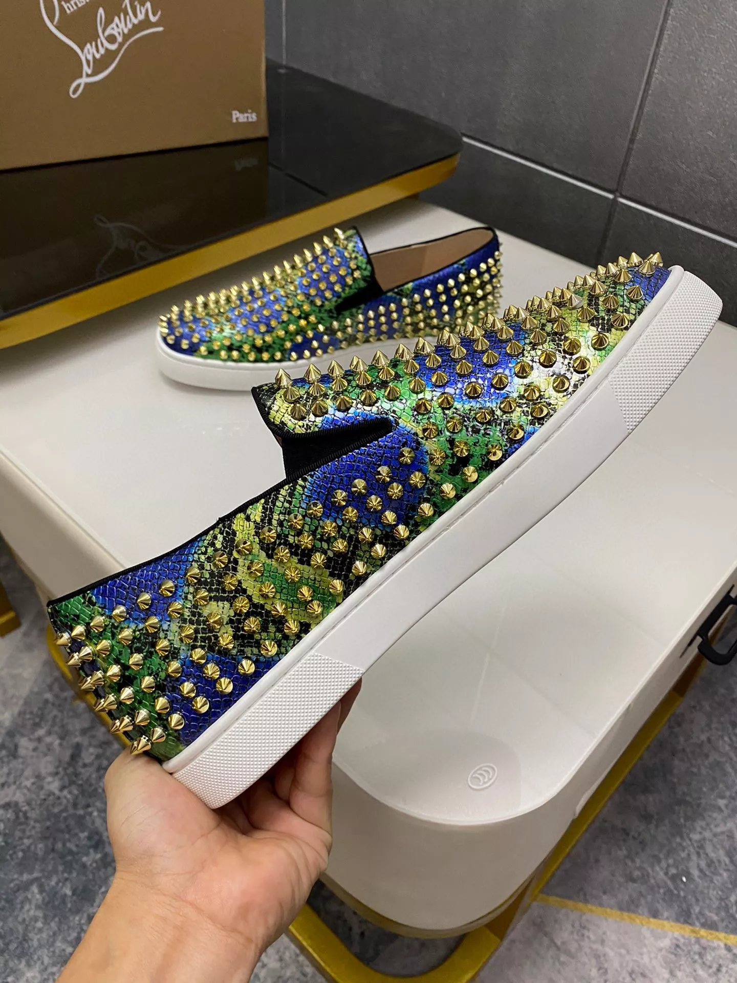 Comfortable 8695 Christian Louboutin Casual Shoes For Men