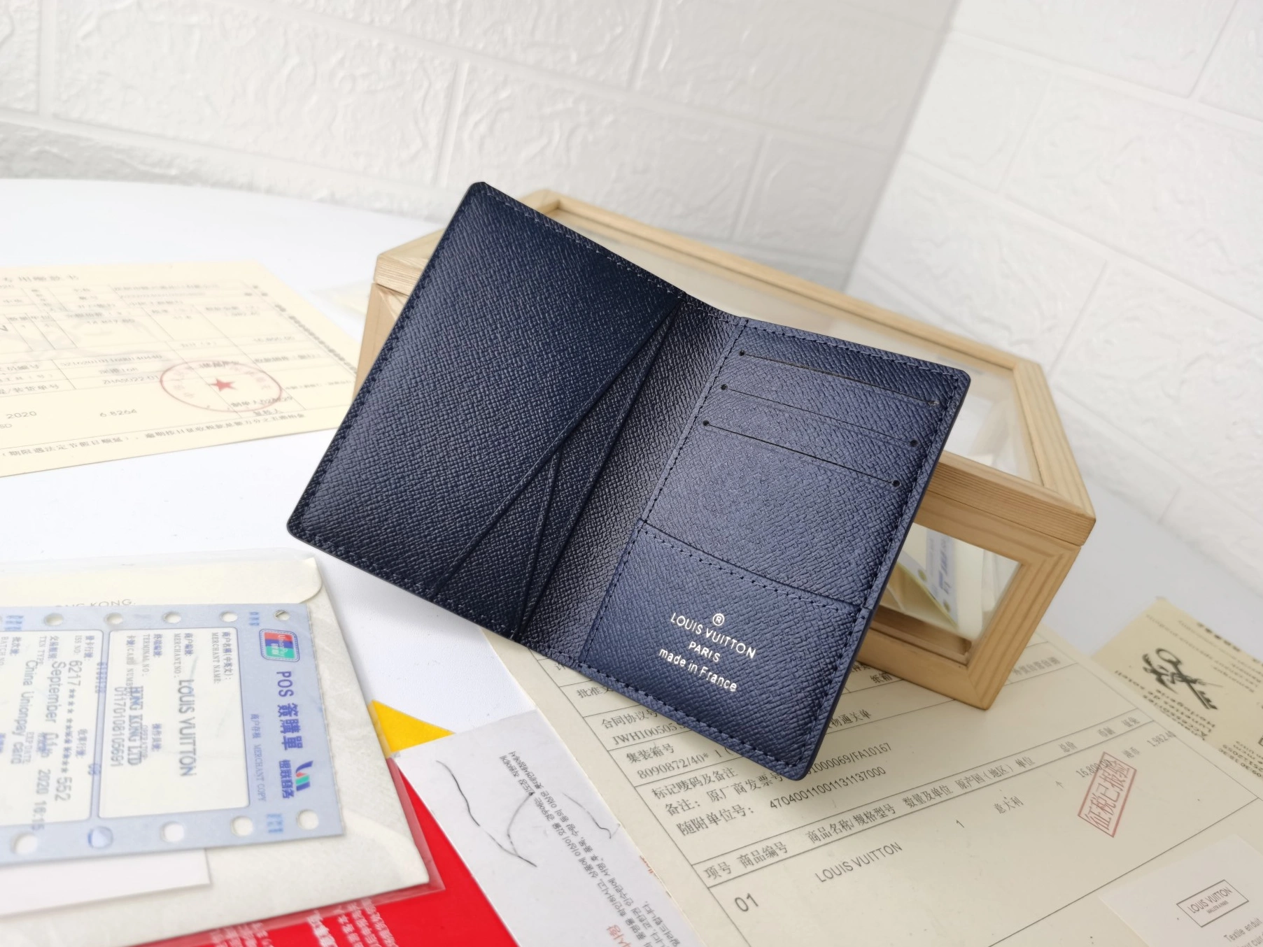 Comfortable 8732 Louis Vuitton LV Card Case For Unisex