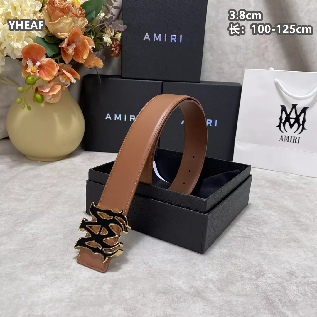 Comfortable 8757 Amiri AAA Quality Belts For Men