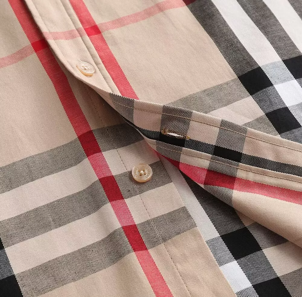 Comfortable 8940 Burberry Shirts Short Sleeved For Men