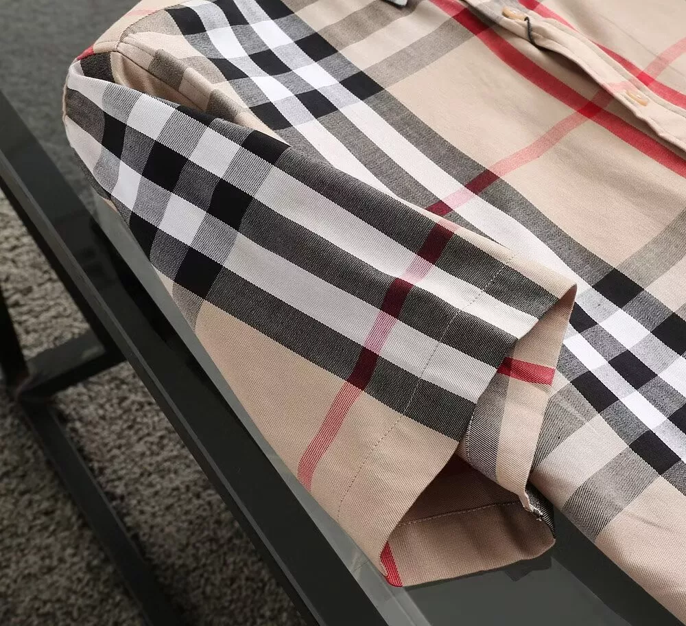 Comfortable 8940 Burberry Shirts Short Sleeved For Men