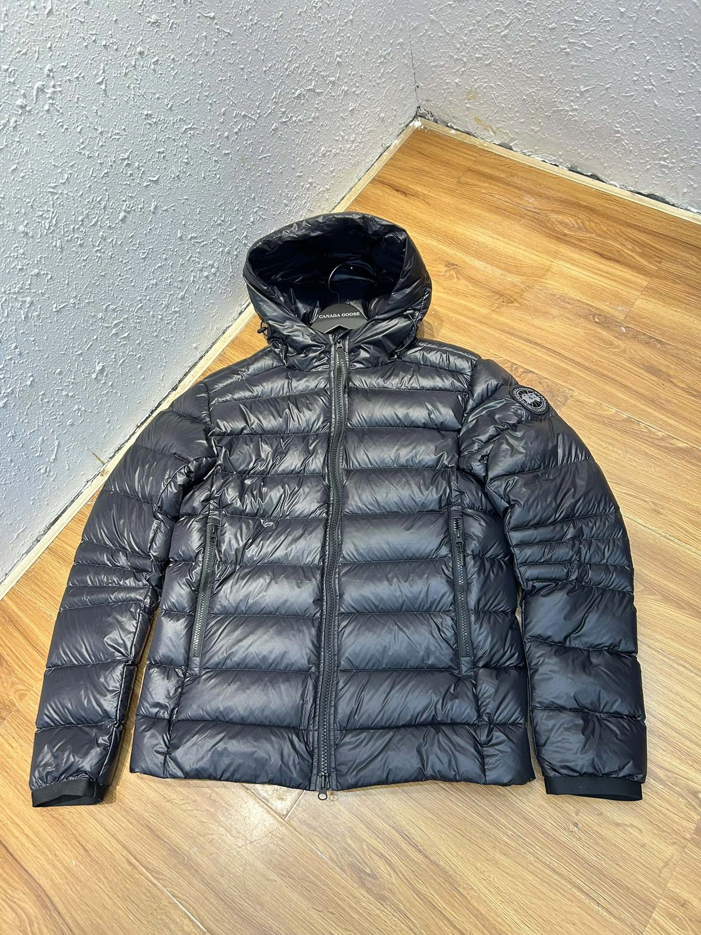 Comfortable 9000 Canada Goose Down Feather Coat Long Sleeved For Unisex