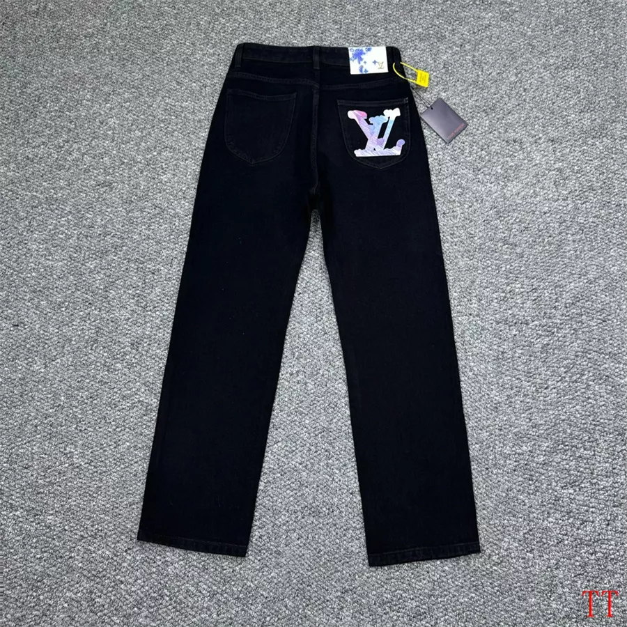 Comfortable 9096 Louis Vuitton LV Jeans For Men