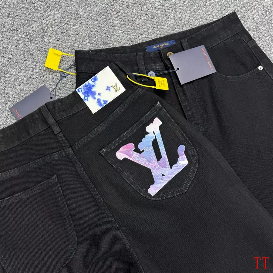 Comfortable 9096 Louis Vuitton LV Jeans For Men