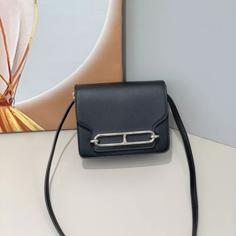 Comfortable 9173 Hermes AAA Quality Messenger Bags In Silver For Women