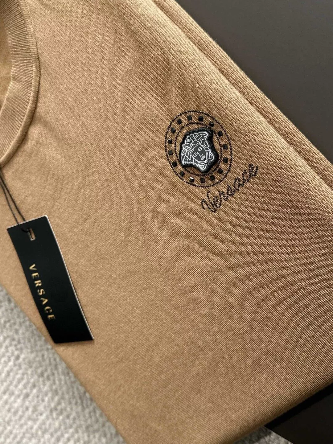 Comfortable 9180 Versace T-Shirts Short Sleeved For Men
