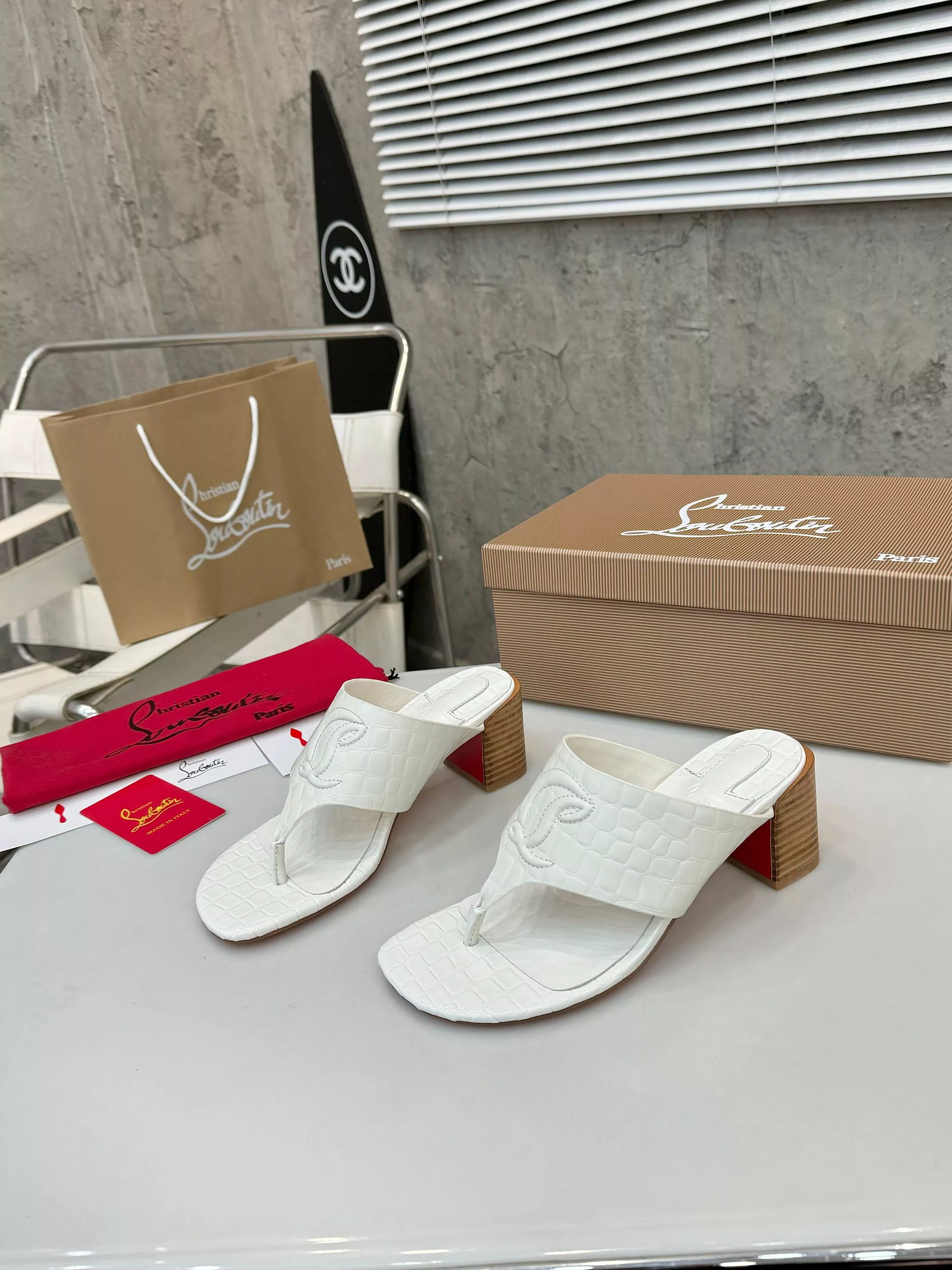 Comfortable 9372 Christian Louboutin CL Slippers For Women