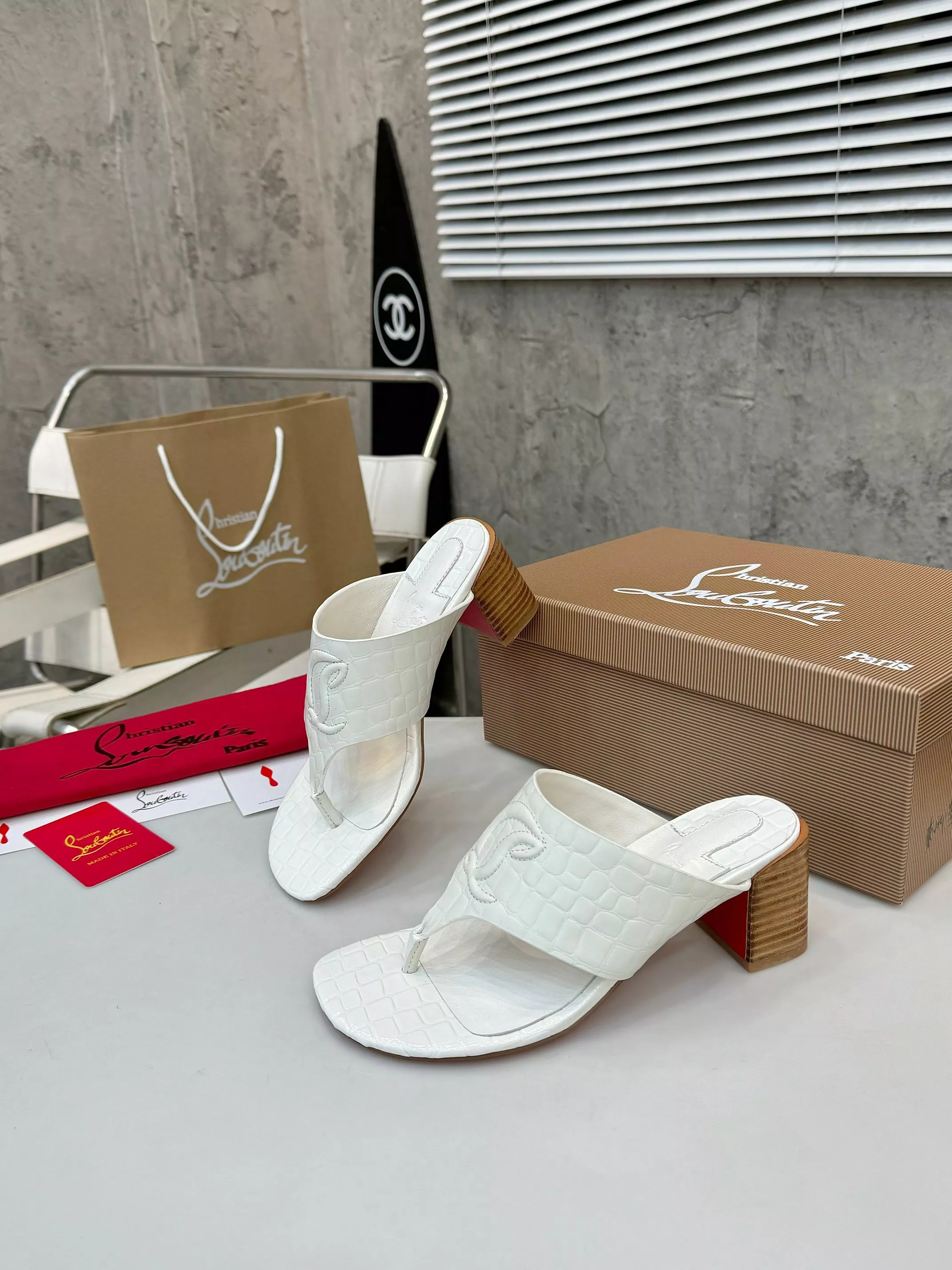 Comfortable 9372 Christian Louboutin CL Slippers For Women