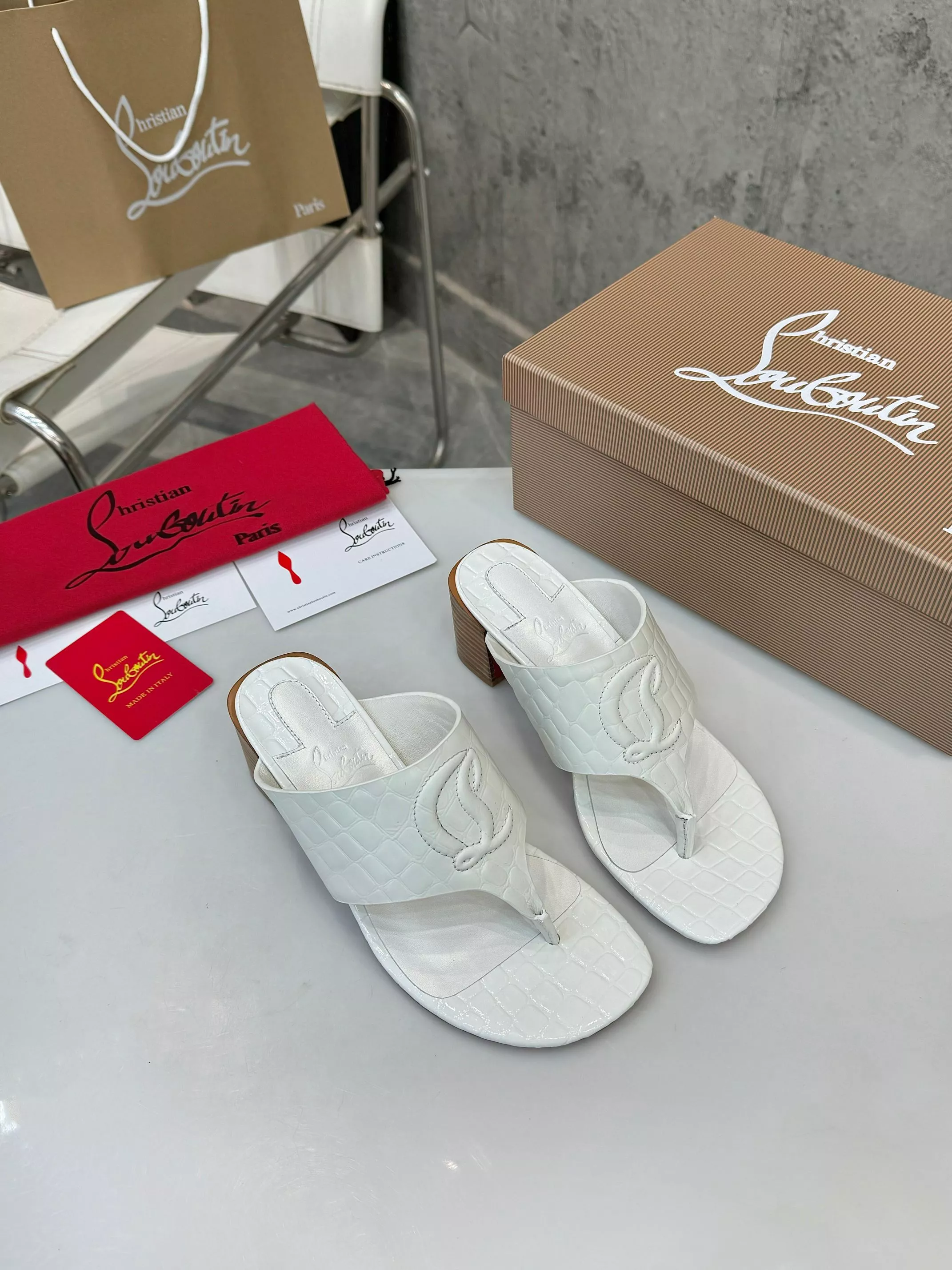 Comfortable 9372 Christian Louboutin CL Slippers For Women
