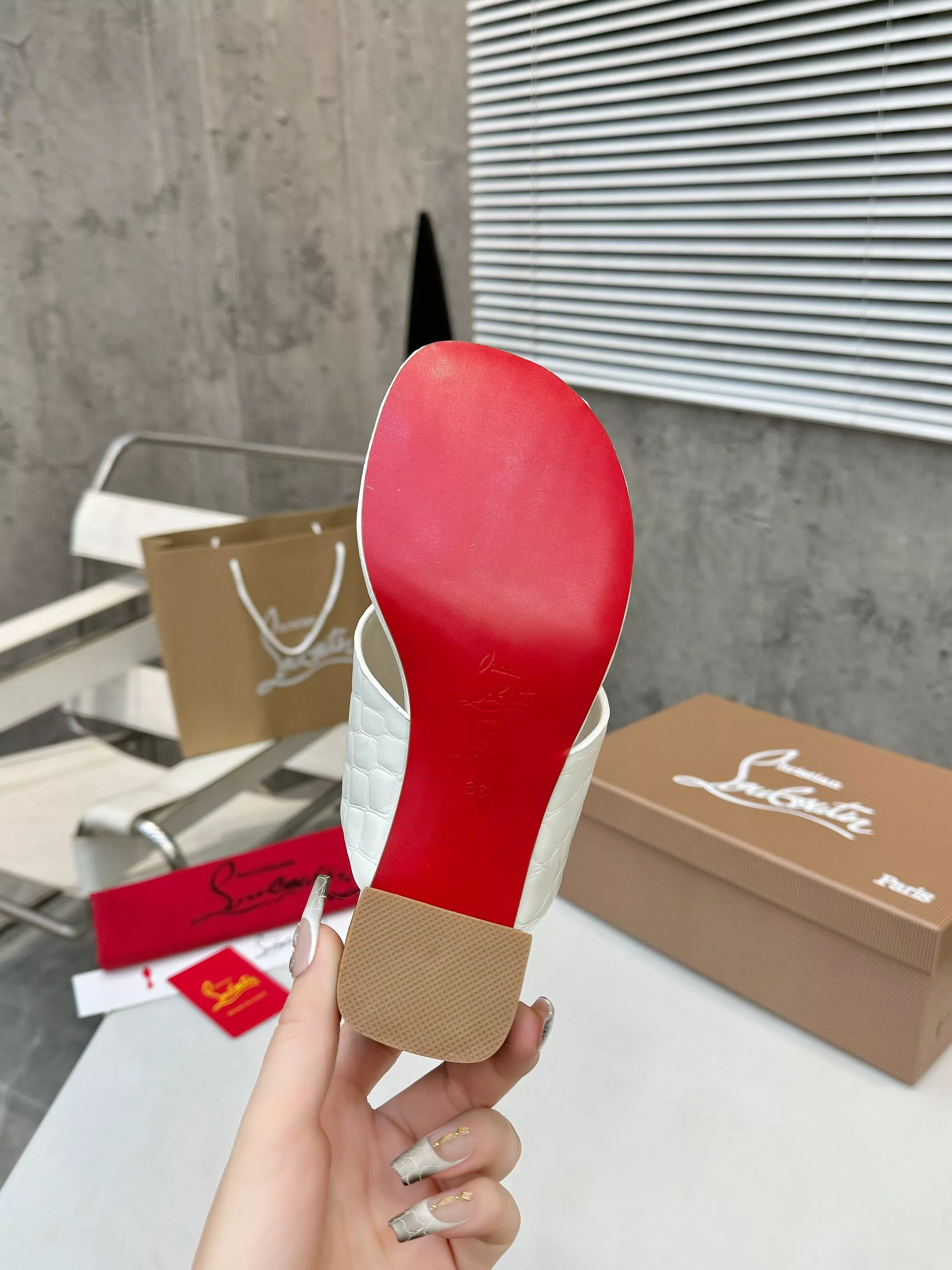 Comfortable 9372 Christian Louboutin CL Slippers For Women