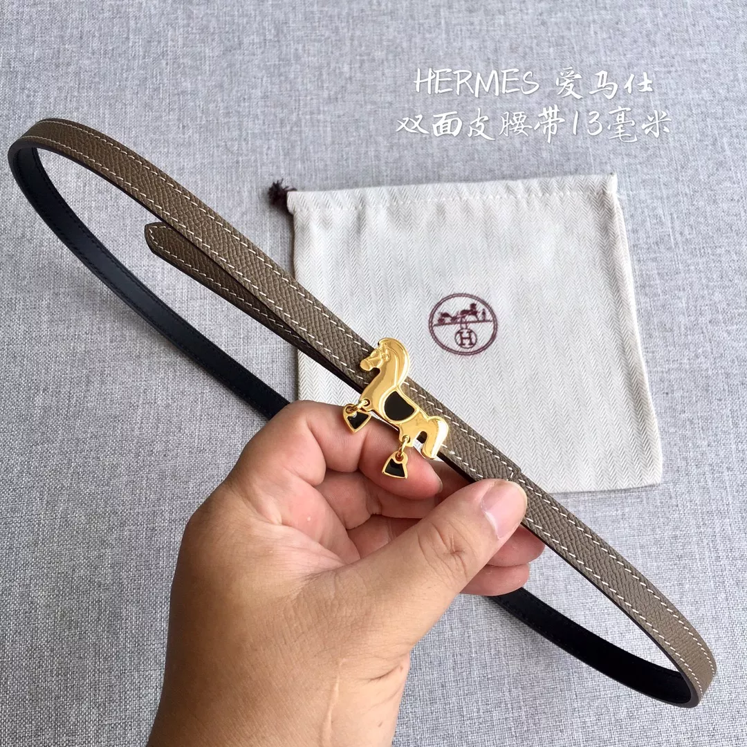 Comfortable 9745 Hermes AAA Quality Belts In 1.3cm For Women