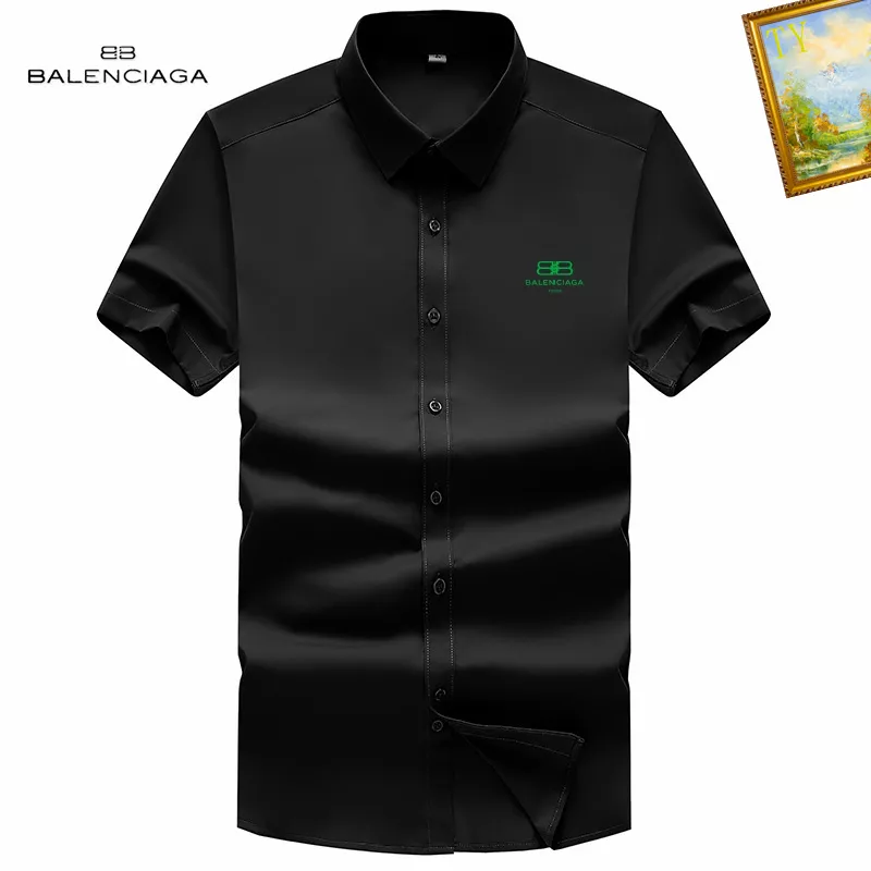 Comfortable 9819 Balenciaga Shirts Short Sleeved For Men
