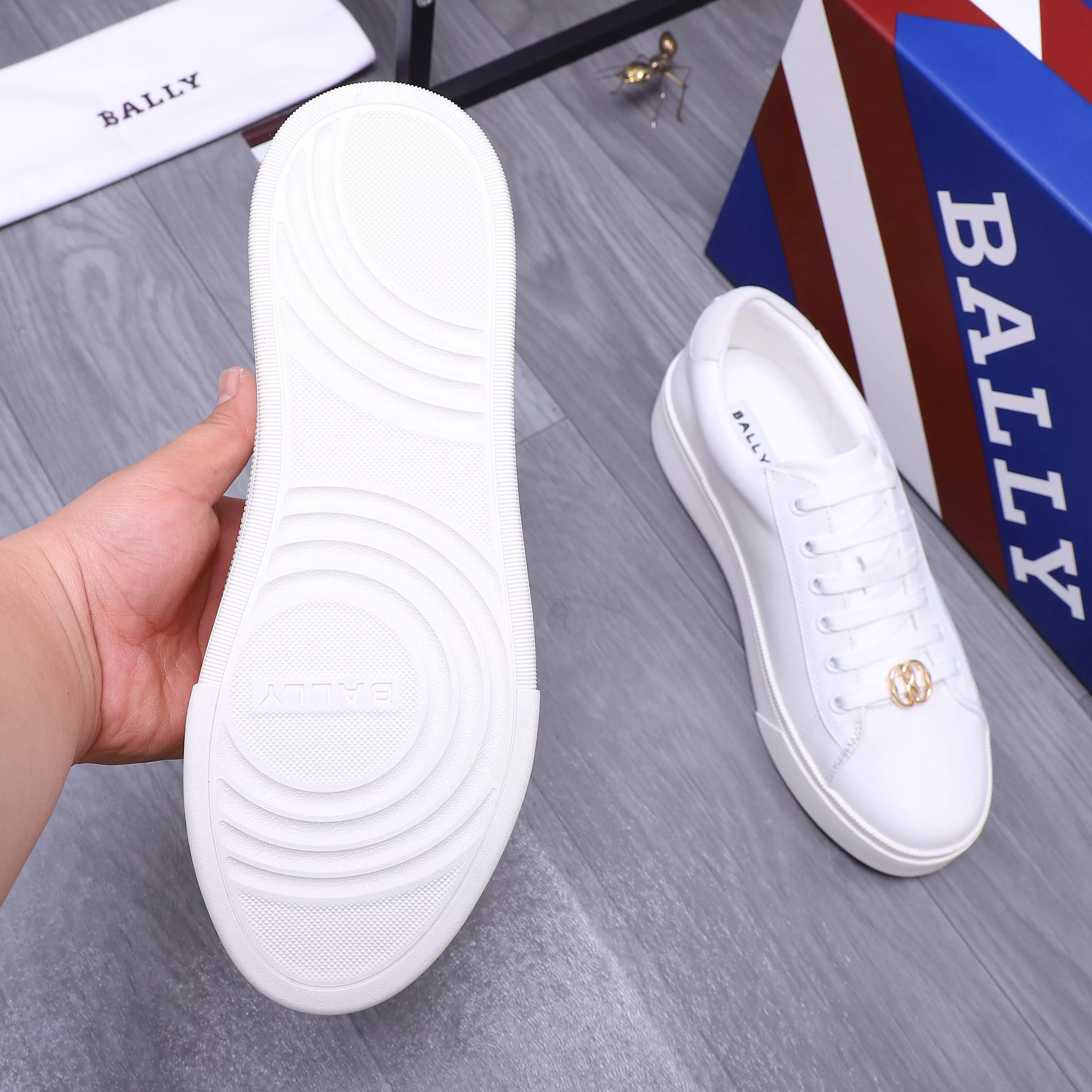 Comfortable 9830 Bally Casual Shoes For Men