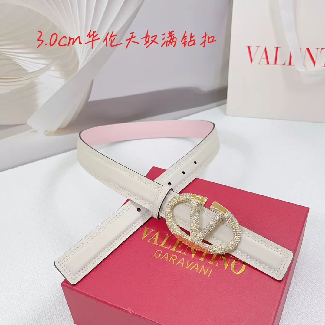 Comfortable 9959 Valentino AAA Quality Belts In 3.0cm For Women