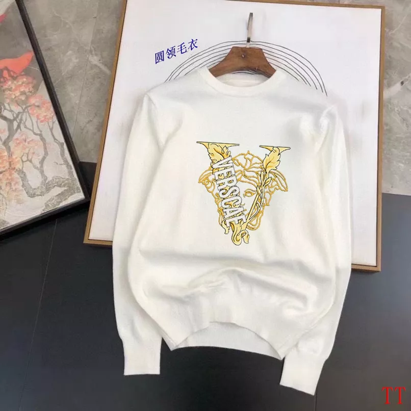 Compact 1065 Versace Sweaters Long Sleeved For Men