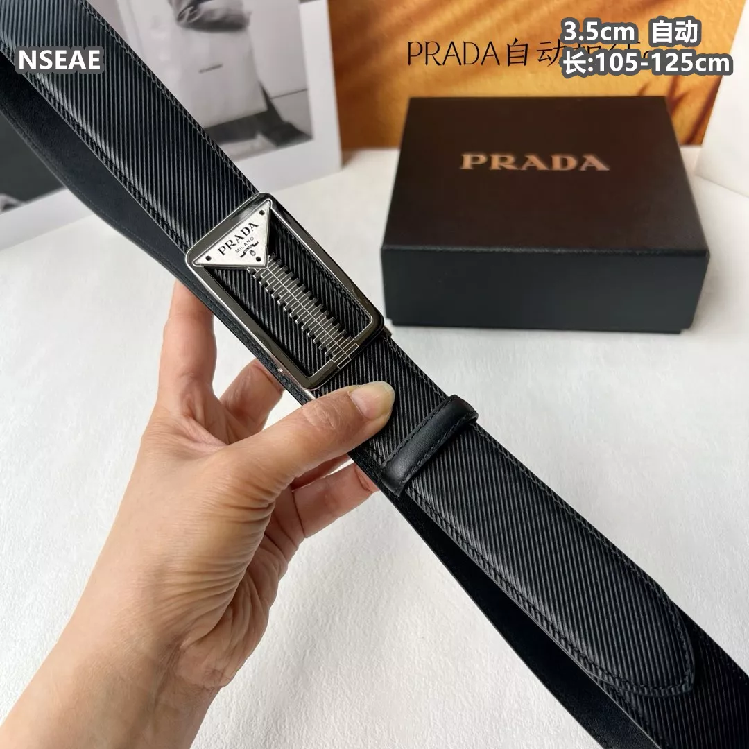 Compact 1096 Prada AAA Quality Belts For Men