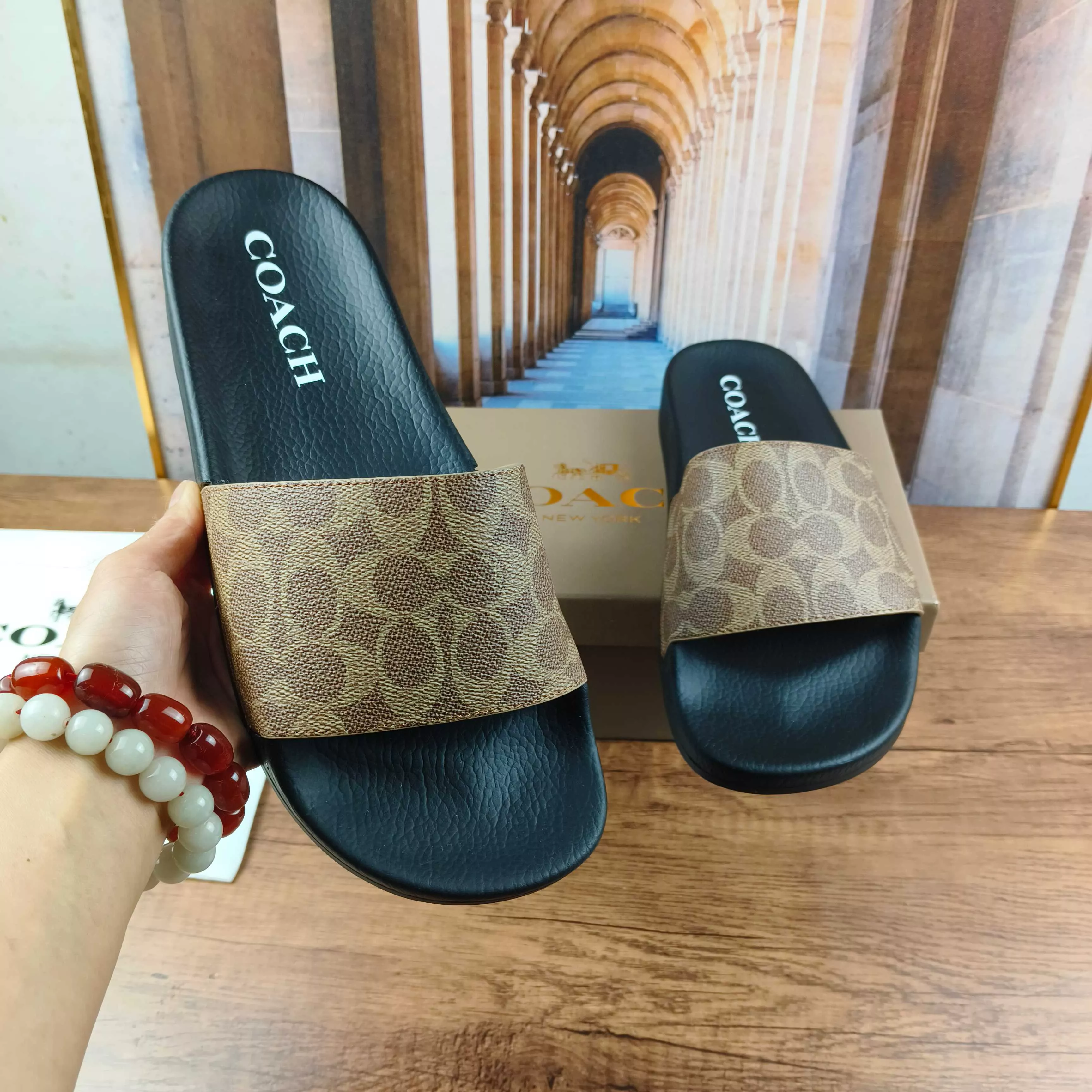 Compact 1308 Coach Slippers For Women