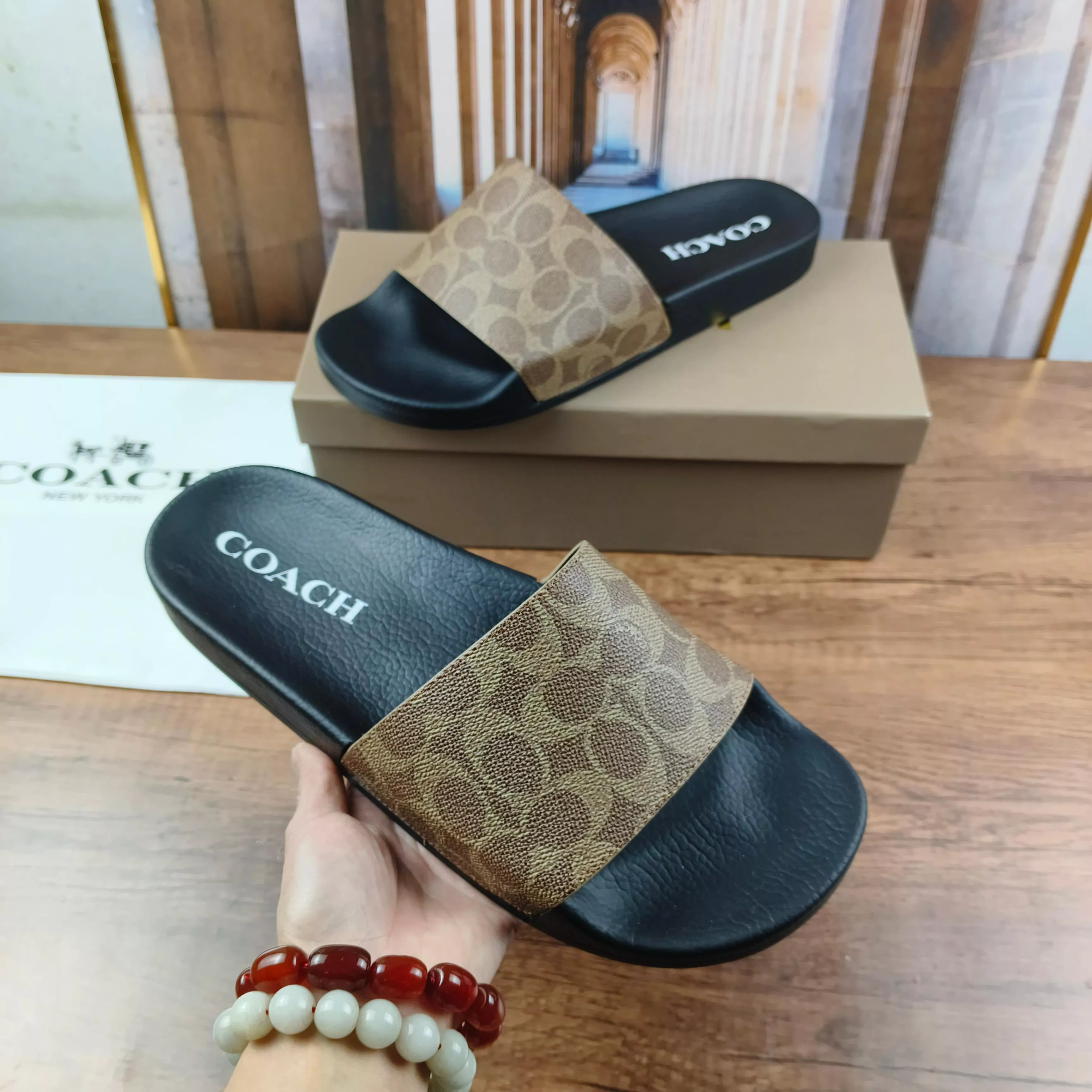 Compact 1308 Coach Slippers For Women