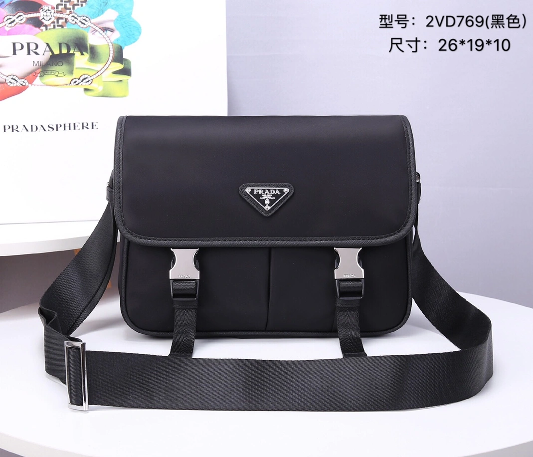 Compact 1555 Prada AAA Man Messenger Bags