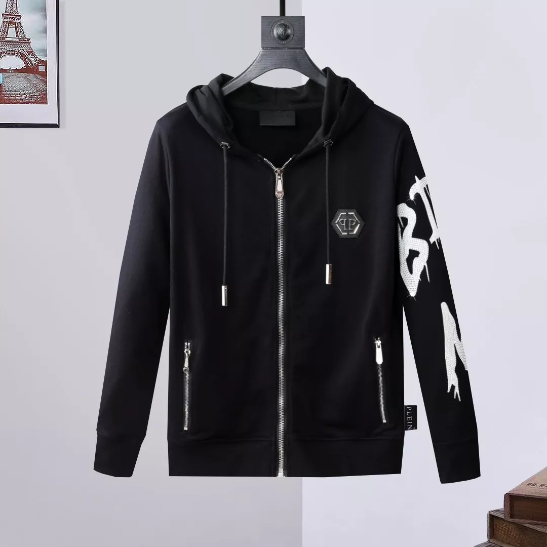 Compact 1672 Philipp Plein PP Tracksuits Long Sleeved For Men