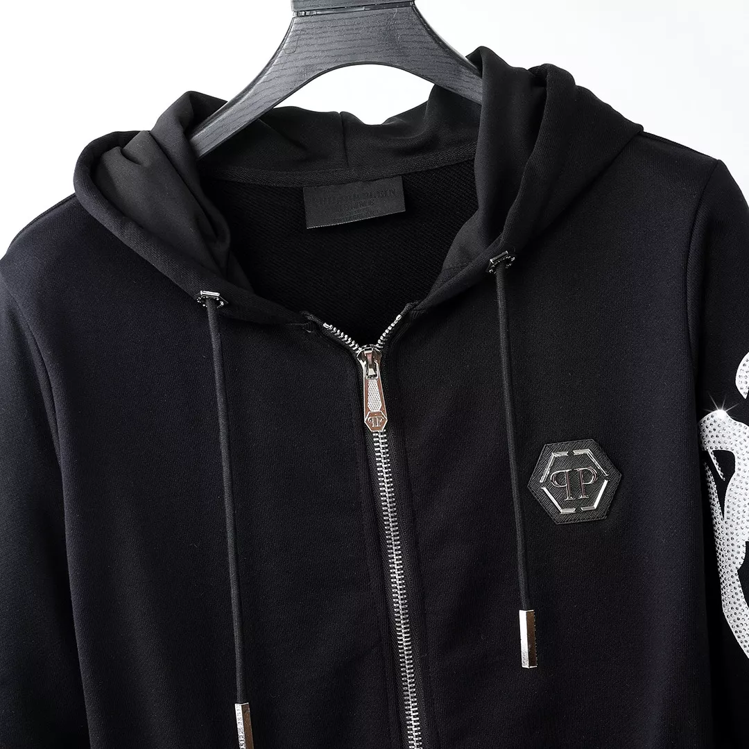 Compact 1672 Philipp Plein PP Tracksuits Long Sleeved For Men