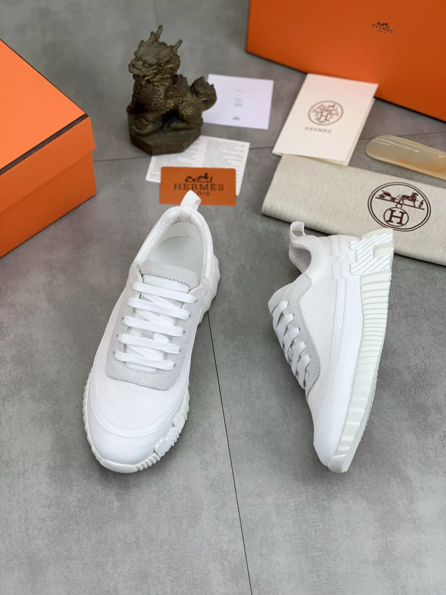 Compact 1682 Hermes Casual Shoes For Men