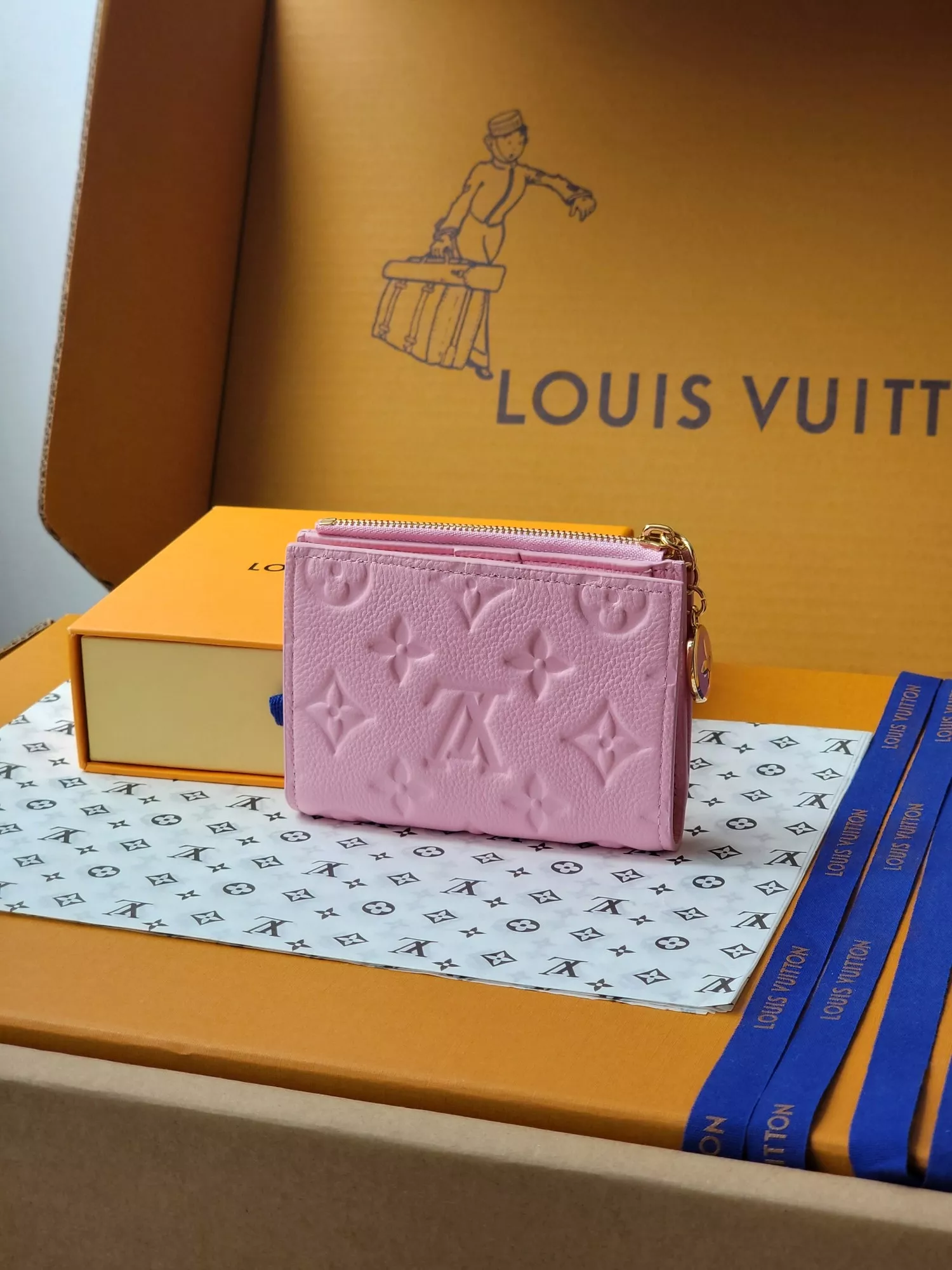 Compact 1777 Louis Vuitton AAA Quality Card Case