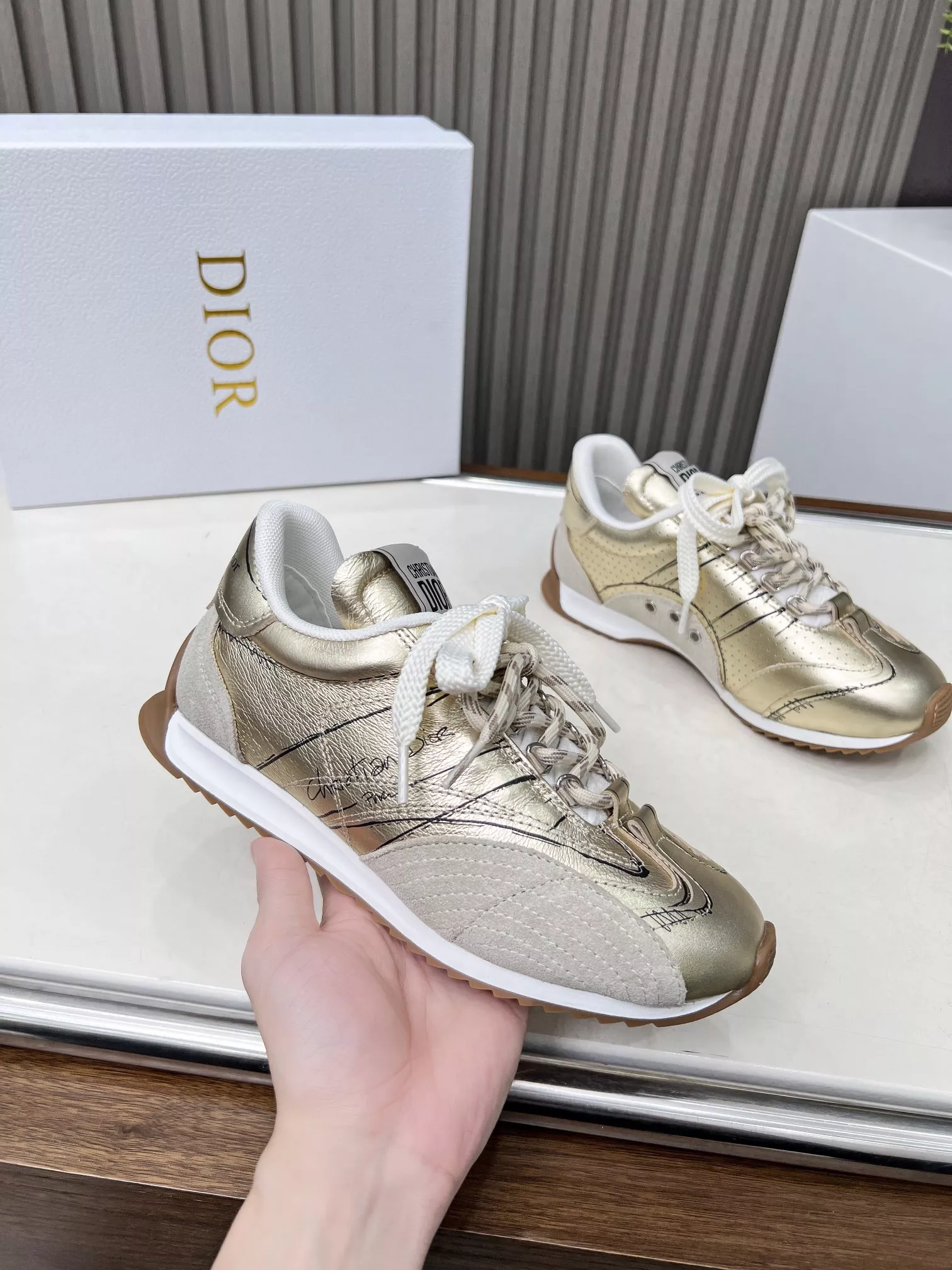 Compact 1802 Christian Dior Casual Shoes For Women