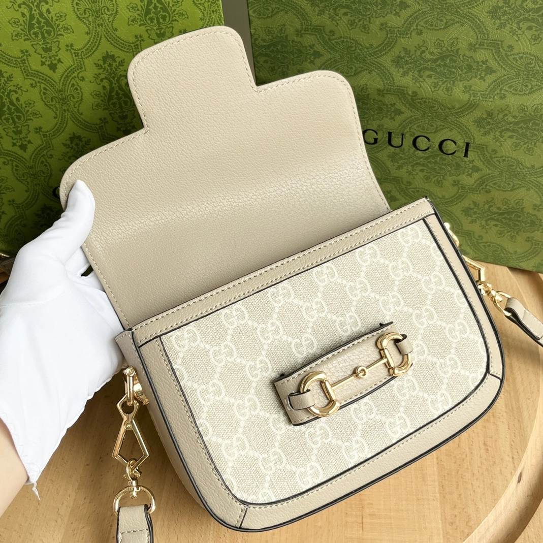 Compact 1856 Gucci AAA Quality Messenger Bags For Women