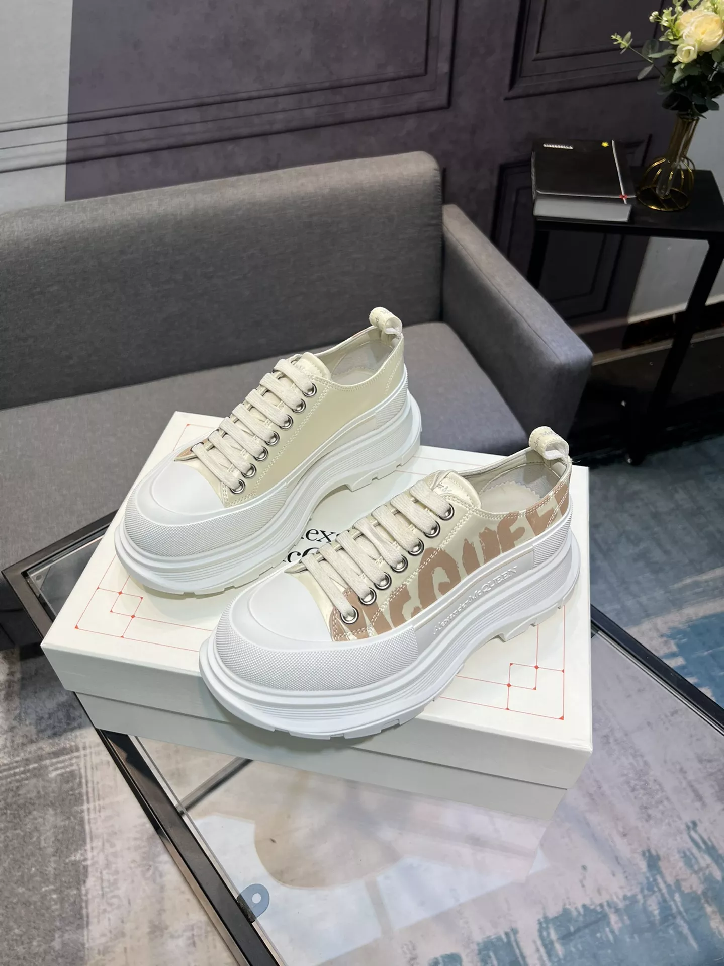 Compact 2012 Alexander McQueen Casual Shoes For Men