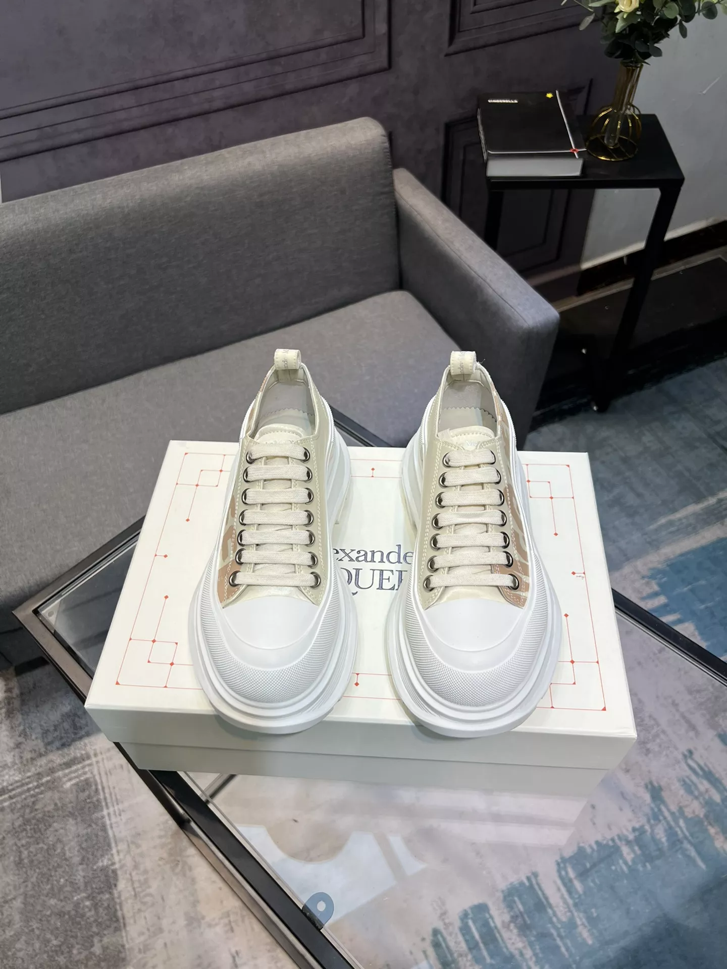Compact 2012 Alexander McQueen Casual Shoes For Men