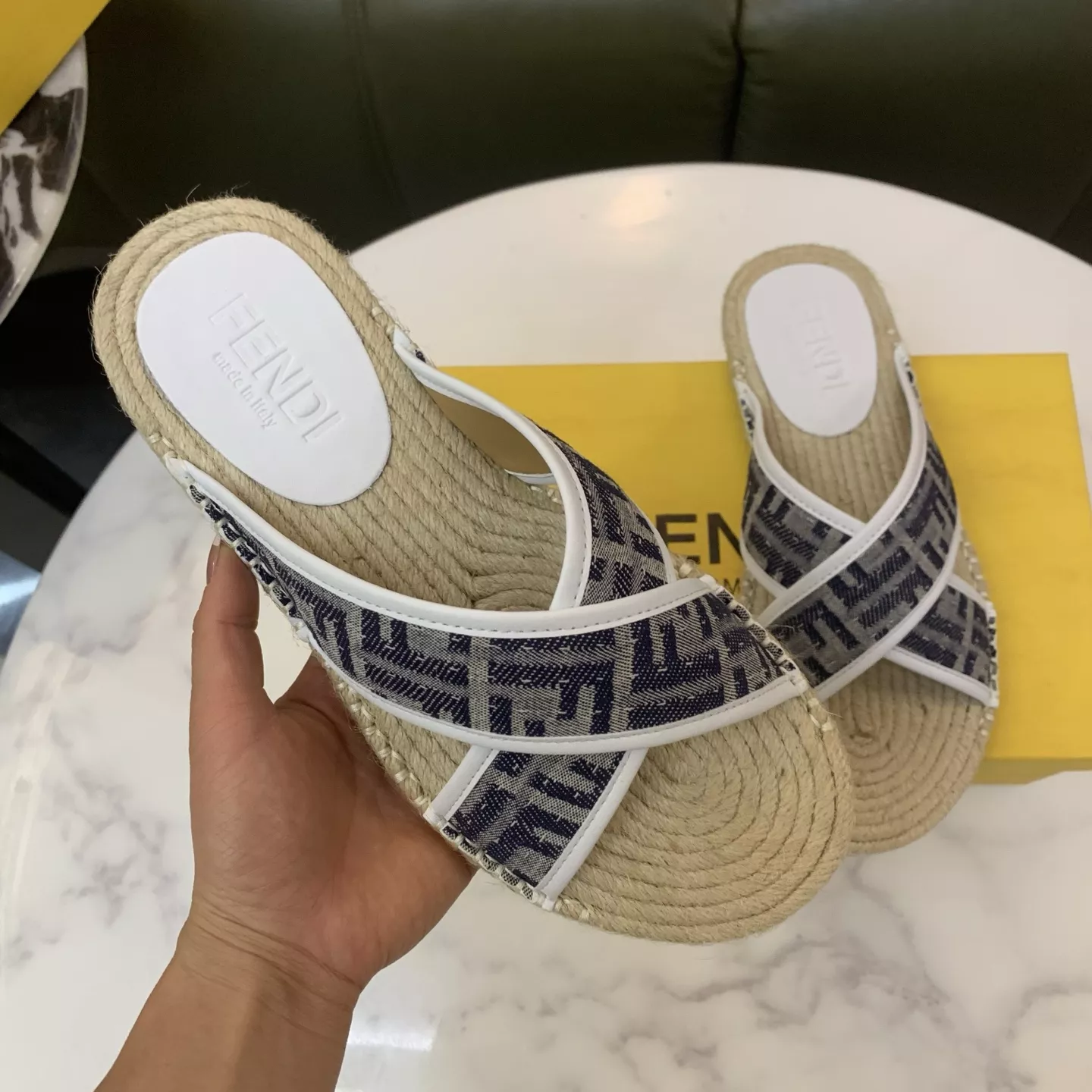 Compact 2012 Fendi Slippers For Men
