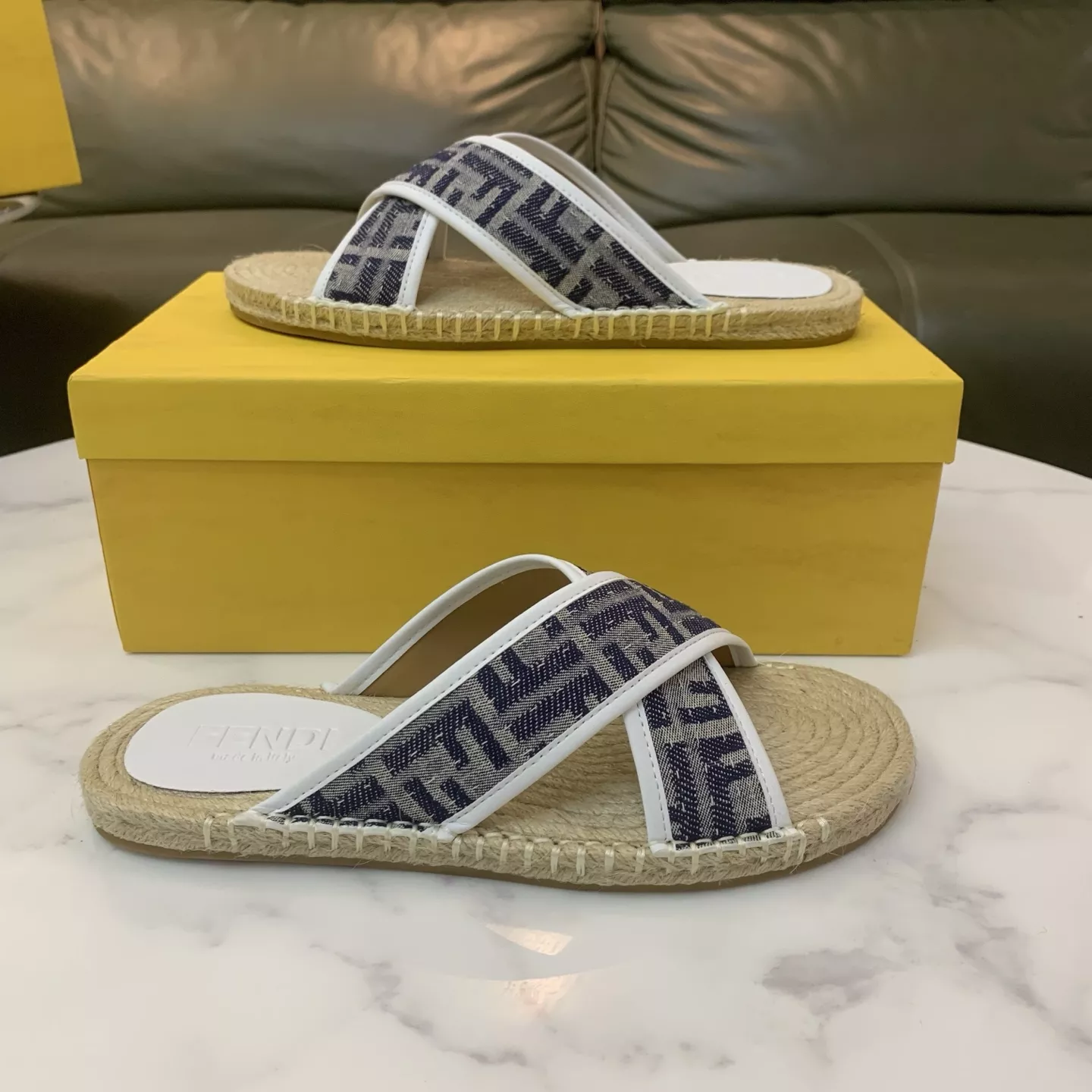Compact 2012 Fendi Slippers For Men