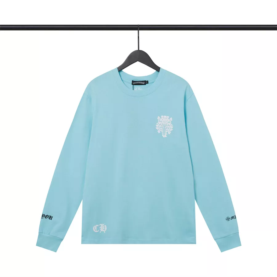 Compact 2071 Chrome Hearts T-Shirts Long Sleeved For Men