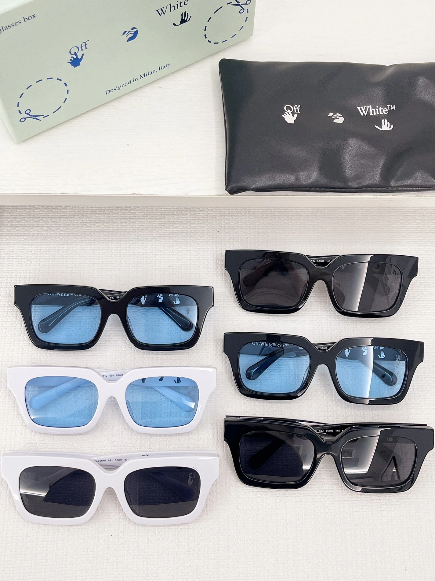 Compact 2271 Off-White AAA Quality Sunglasses