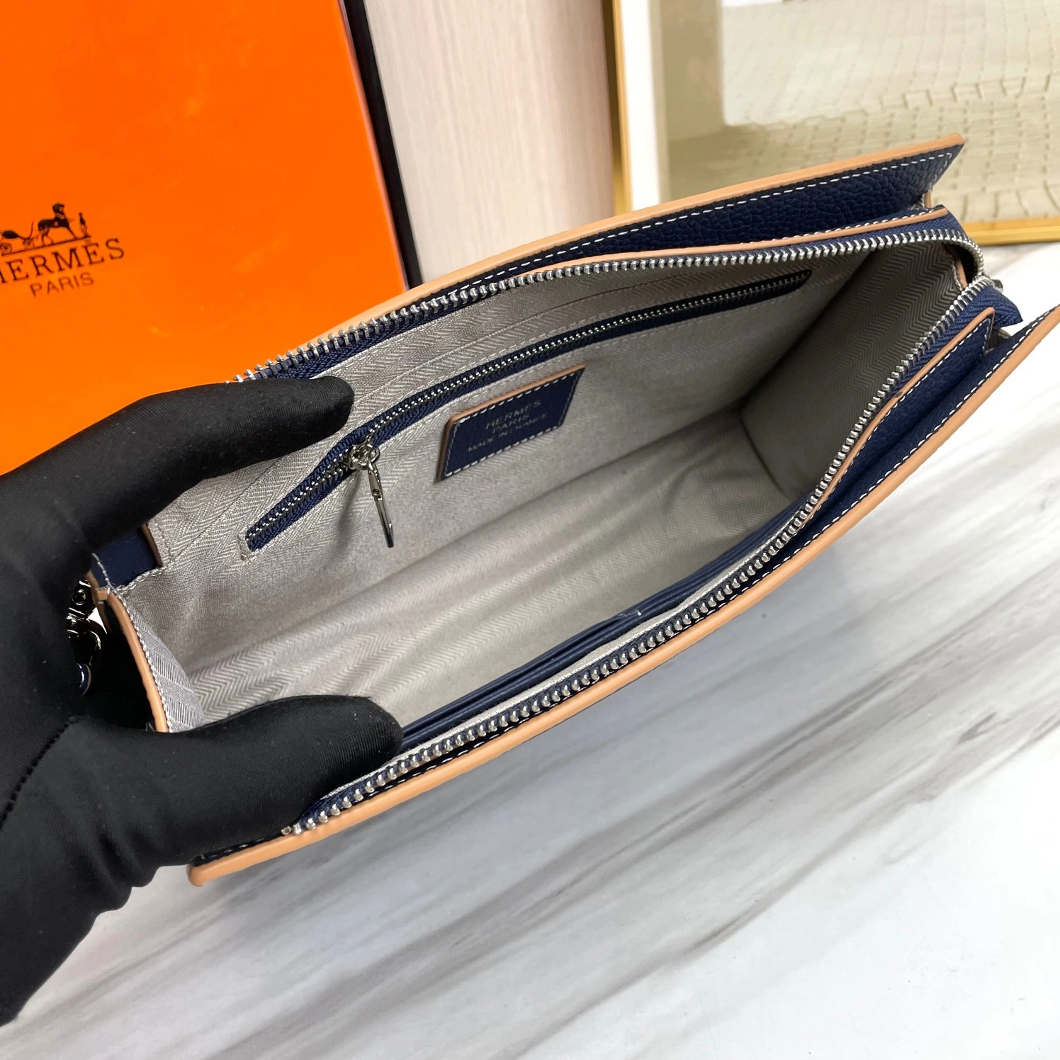 Compact 2307 Hermes AAA Man Wallets