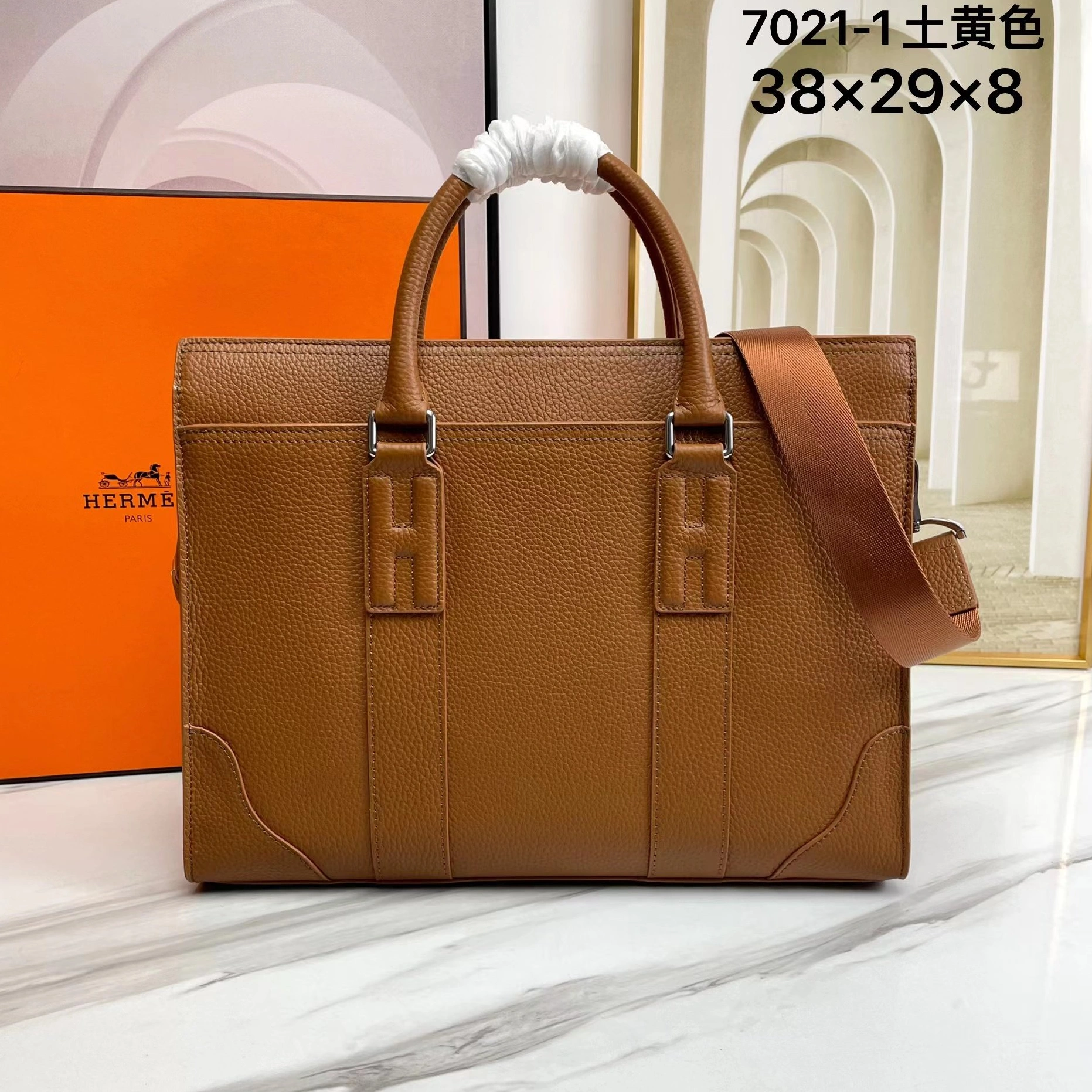 Compact 2434 Hermes AAA Man Handbags