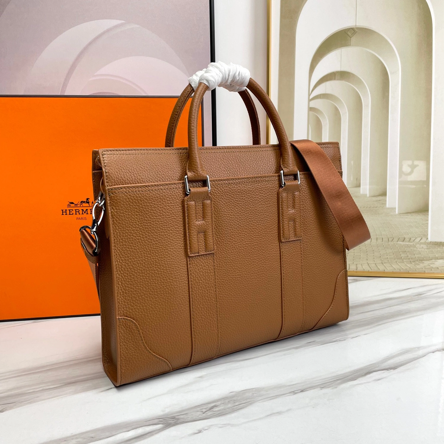 Compact 2434 Hermes AAA Man Handbags