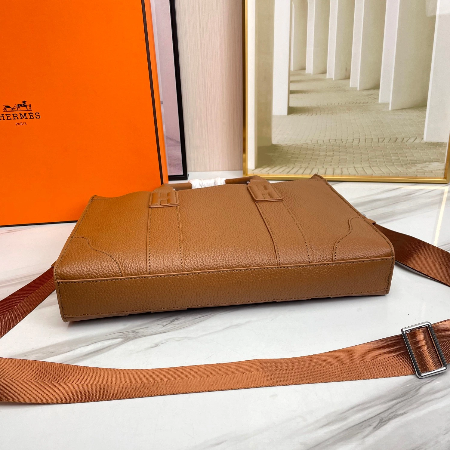 Compact 2434 Hermes AAA Man Handbags