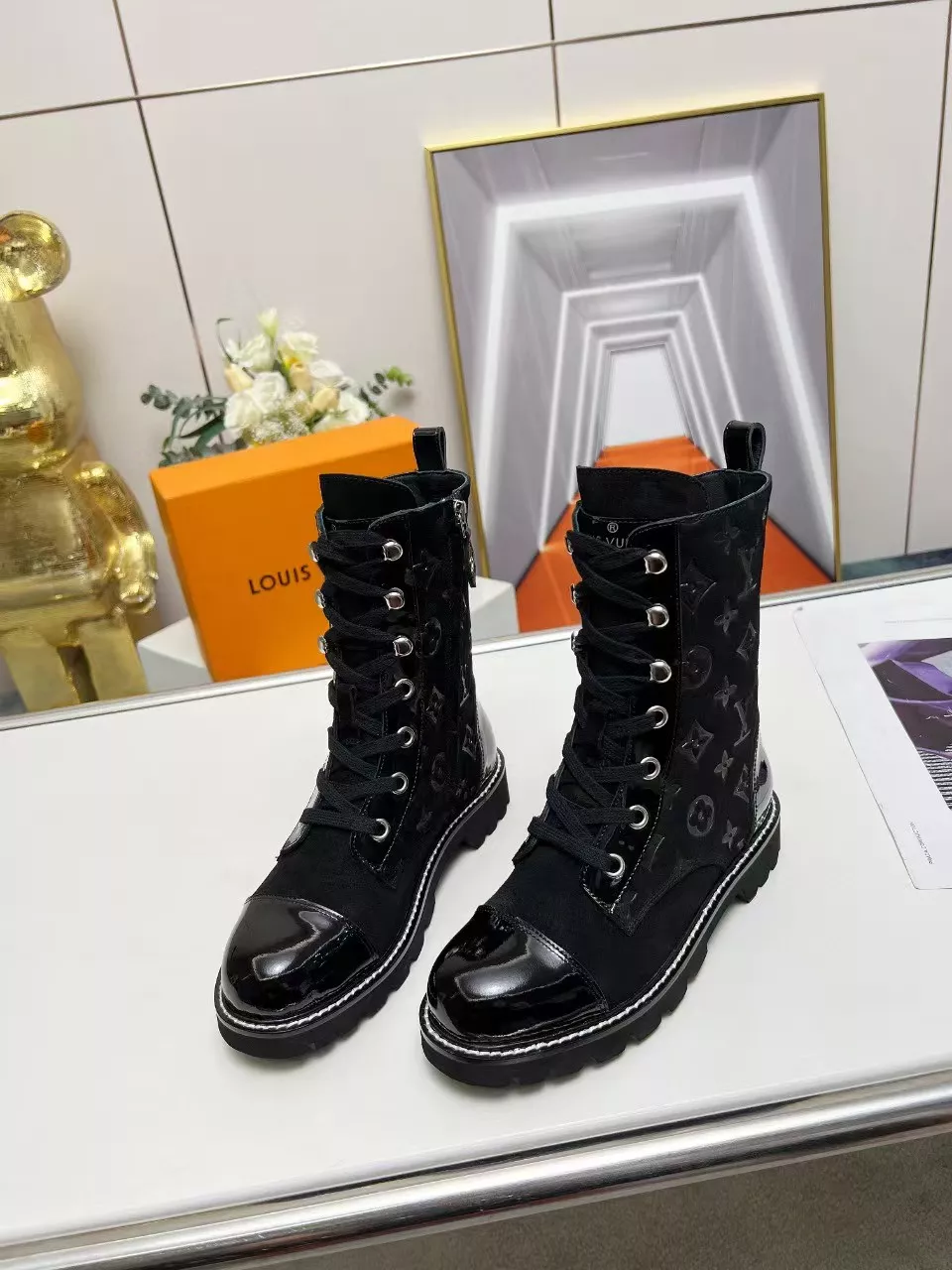Compact 2441 Louis Vuitton Boots For Women