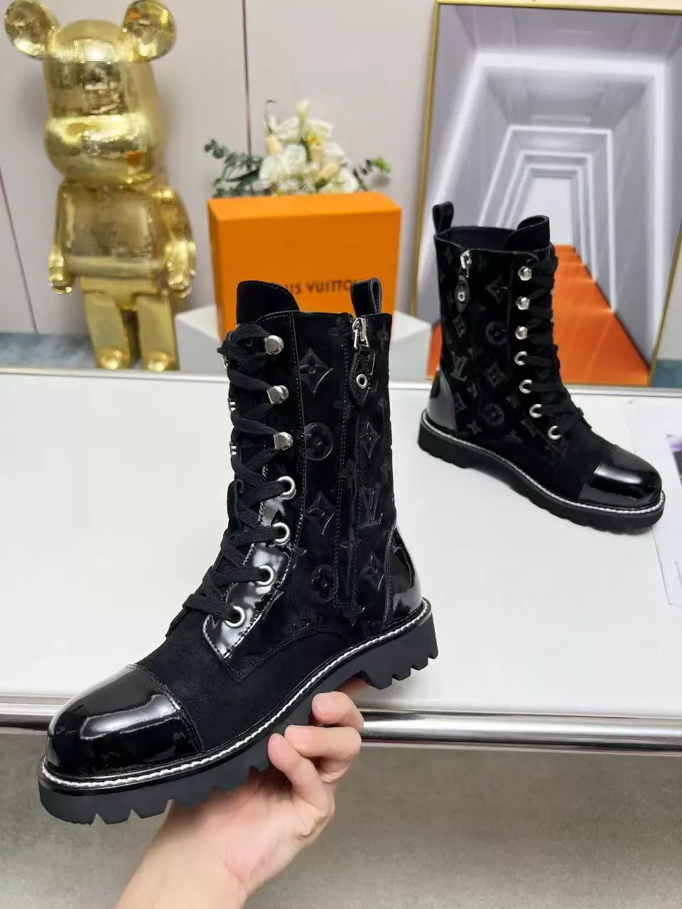Compact 2441 Louis Vuitton Boots For Women