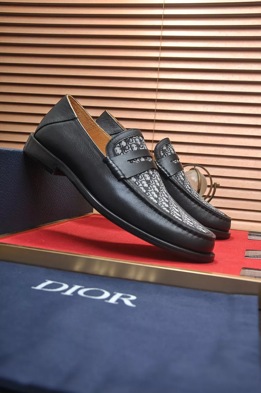 Compact 2451 Christian Dior Leather Shoes For Men