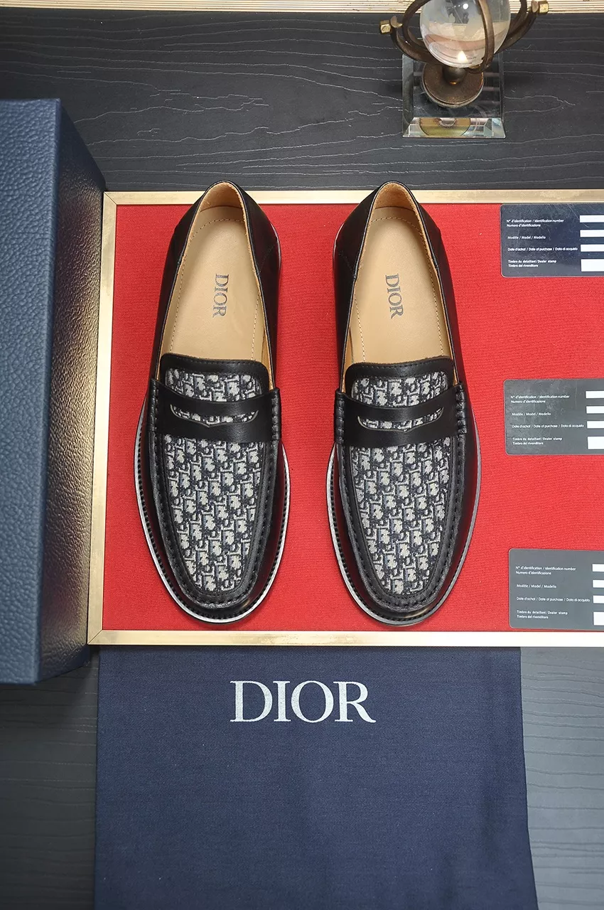 Compact 2451 Christian Dior Leather Shoes For Men