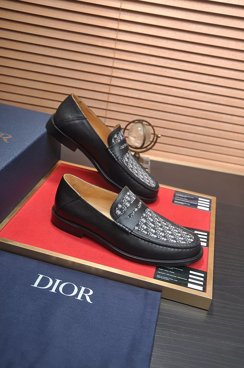 Compact 2451 Christian Dior Leather Shoes For Men