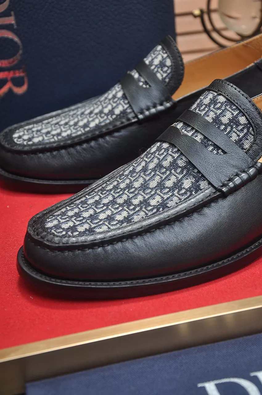 Compact 2451 Christian Dior Leather Shoes For Men