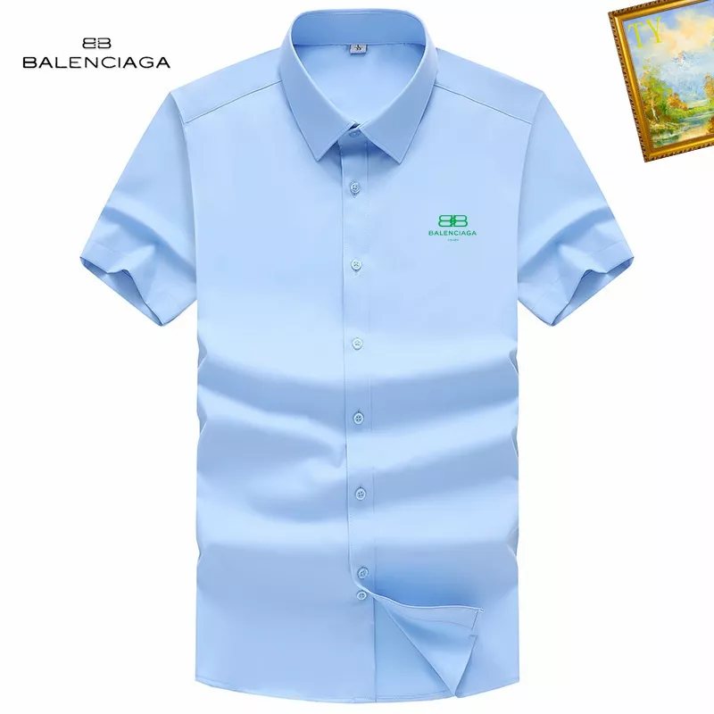 Compact 2625 Balenciaga Shirts Short Sleeved For Men