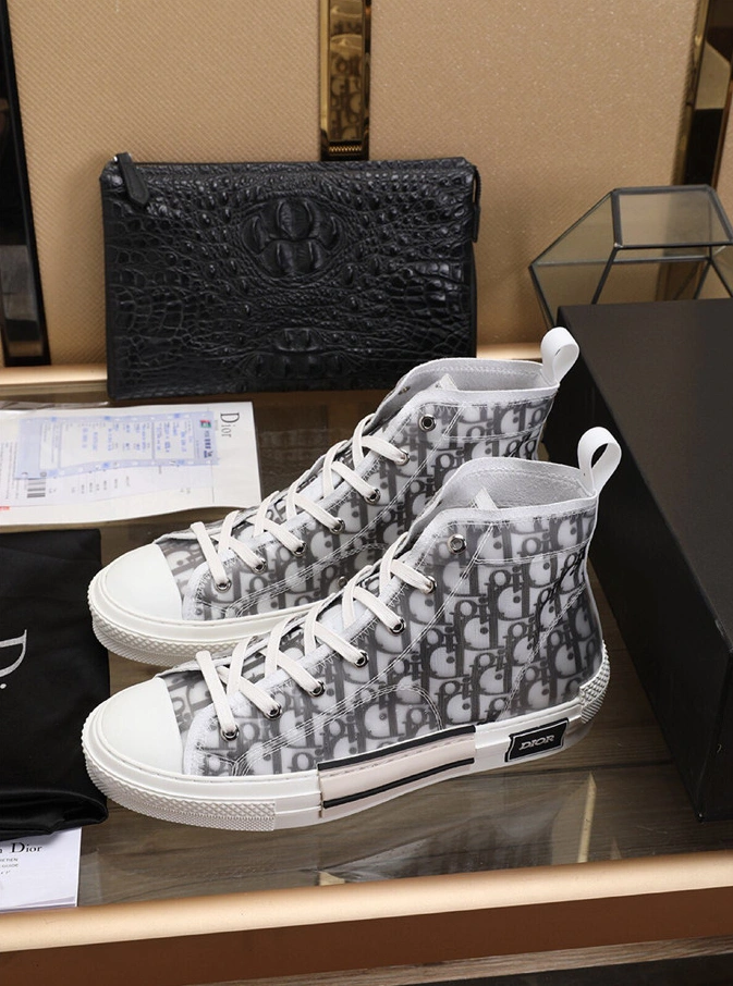 Compact 2653 Christian Dior CD High Tops Shoes For Men