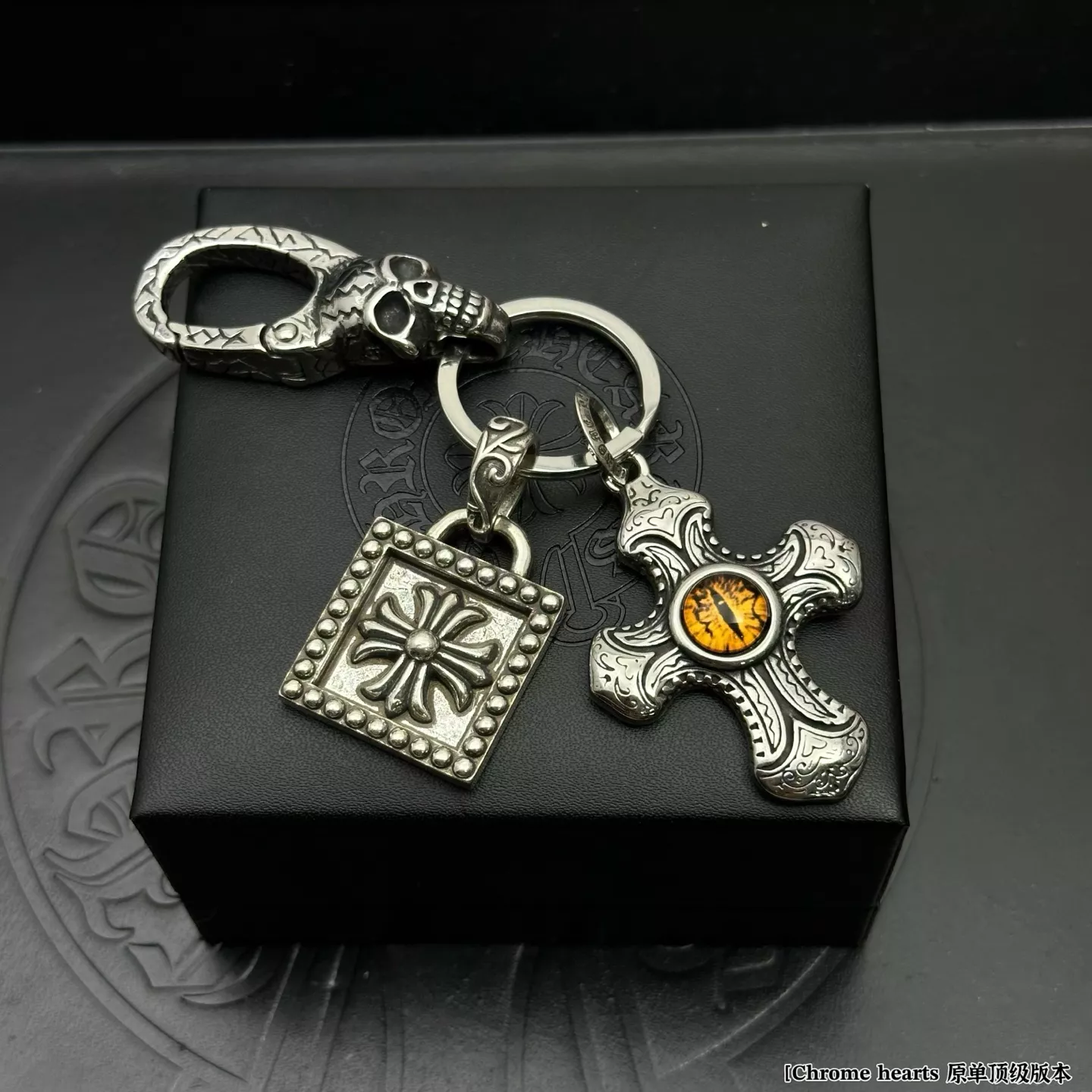 Compact 3079 Chrome Hearts Key Holder And Bag Buckle