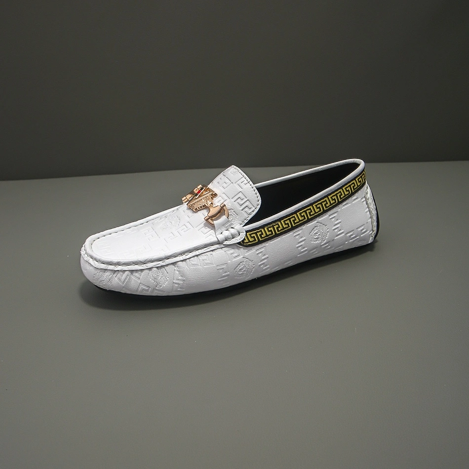 Compact 3168 Versace Leather Shoes For Men
