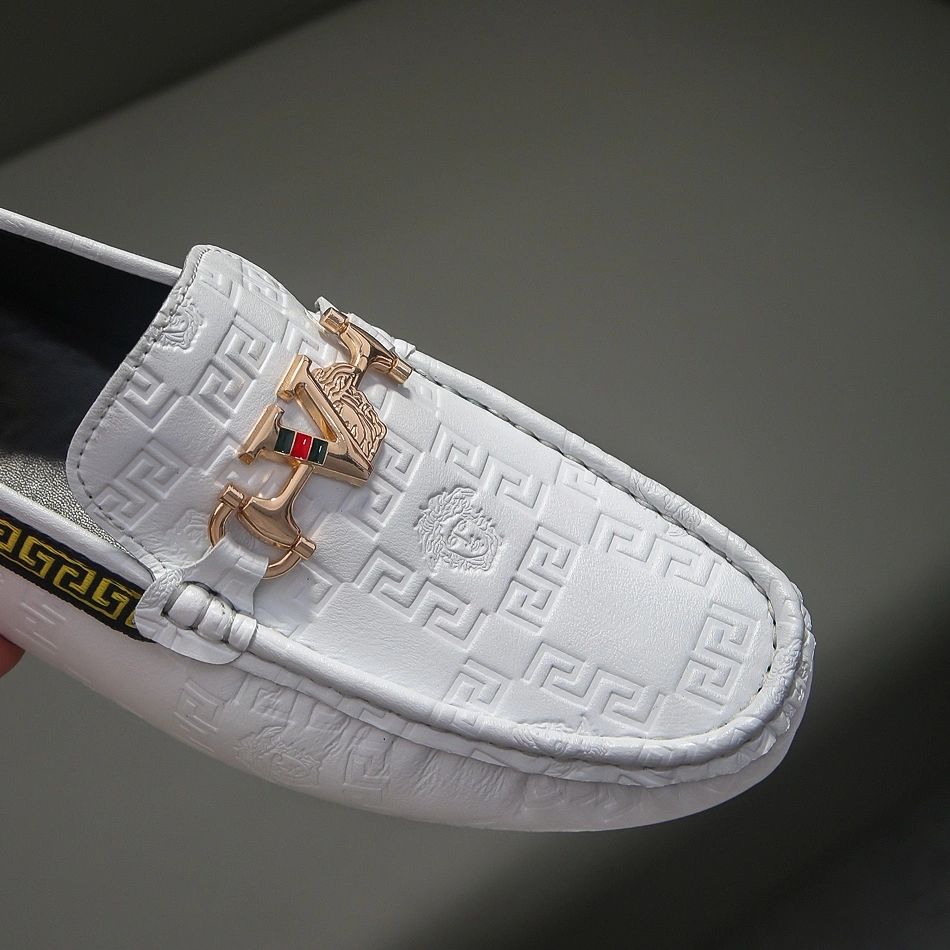Compact 3168 Versace Leather Shoes For Men
